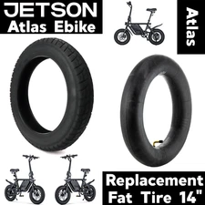 Jetson ATLAS 14in Fat Tire Replacement / Inner Tube / Rear or Front / eBike