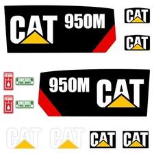 Decal Kit fits CAT 950m Front Wheel Loader Equipment Sticker 7yr UV Made in USA
