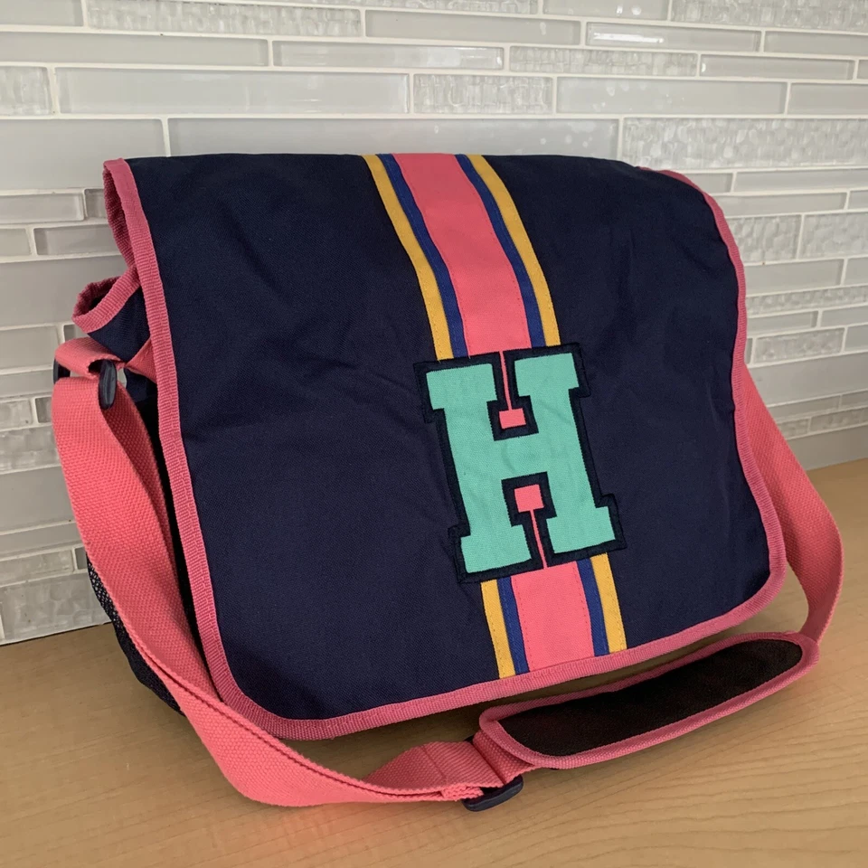 Tommy Hilfiger Colorido Retro Look Multicolor Bolso Mensajero Correa para el Hombro 17x12 Foto 3 de 4