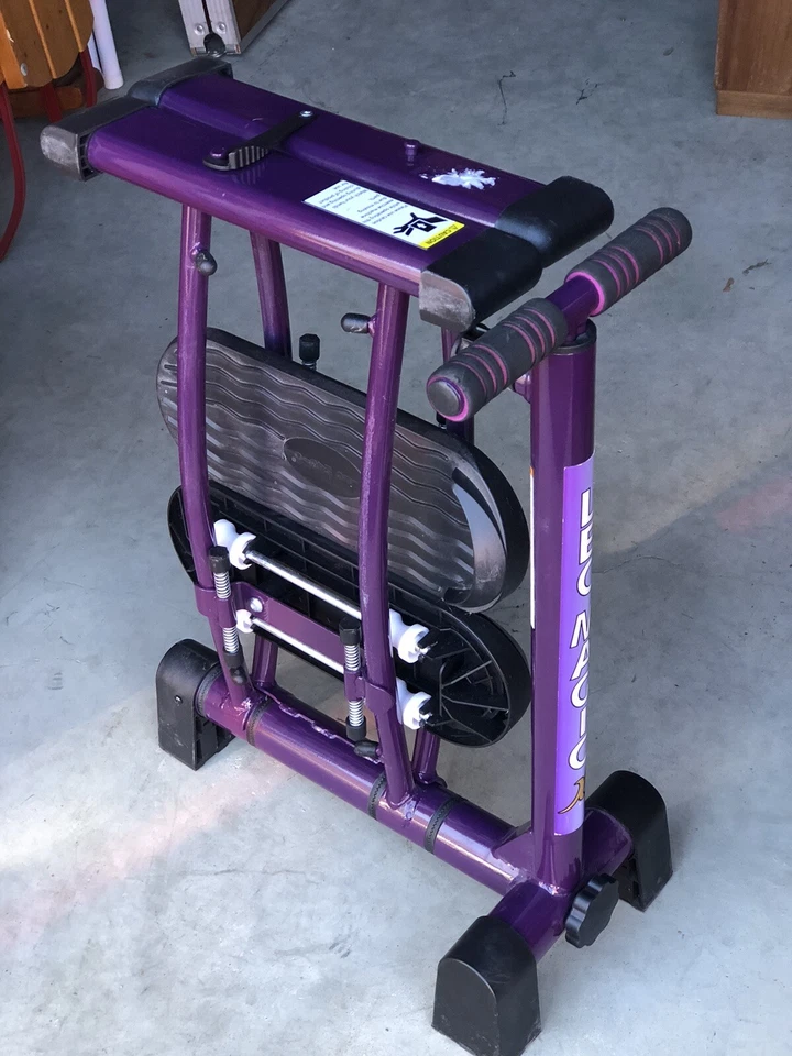 Leg Magic Trainer Fitness Bein Workout Oberschenkel Gleiter Faltbar Machine Rare - Bild 2 von 4