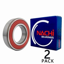  Qty.2 NACHI 6006-2NSE9CM High Quality Two Side Sealed Ball Bearings 30X55X13mm