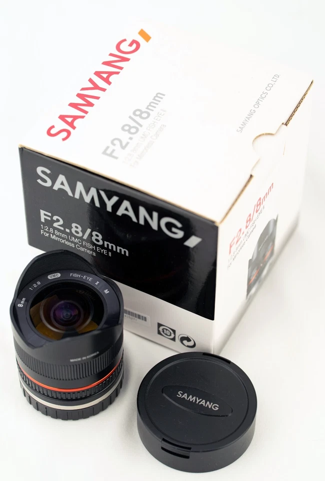 Samyang f2.8 8mm umc fish eye II for Canon M - Imagen 2 de 4