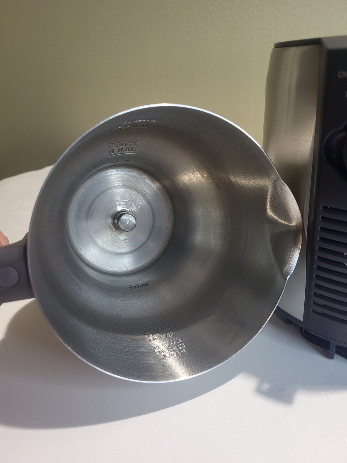 Breville Milk Cafe Milk Frother Stainless Steel ModelBMF600XL With 1