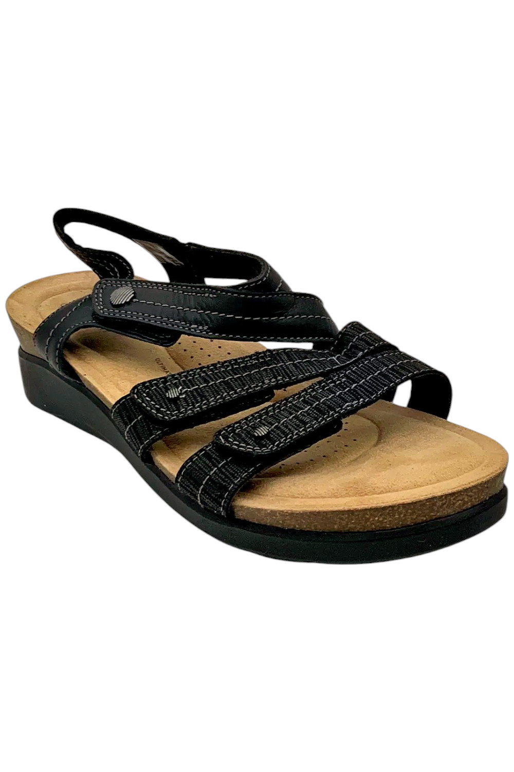 Clarks Collection Leather Wedges Calenne Clara Black 7890₽