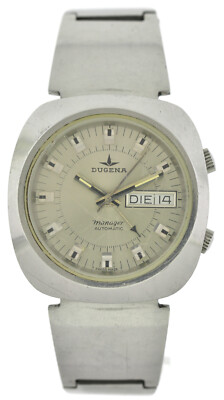 Dugena Manager Vintage Automatic Herrenuhr mit Wecker 580429