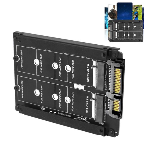M2 SATA Adapter NGFF SATA M.2 To SATA Converter Riser Board M2 SATA Add On Cards - Photo 6/24
