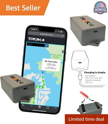 Customizable Subscription GPS Tracker with Geofencing - Email & Text Alerts