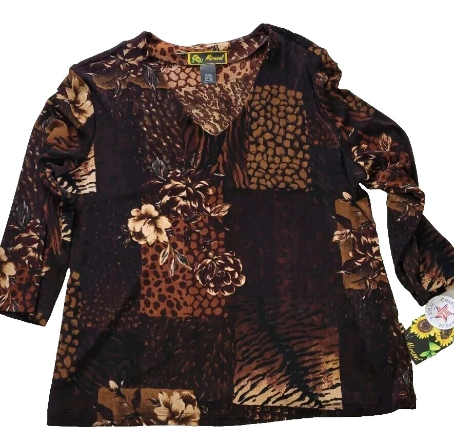 Tops floral Casual Mirasol para De mujer