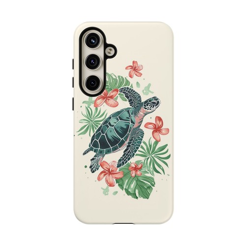 Tropical Turtle Island Flower Phone Case for iPhone, Samsung Galaxy, Pixel - Picture 105 of 175
