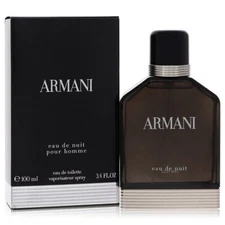 Armani Eau De Nuit by Giorgio Armani Eau De Toilette Spray 3.4 oz For Men