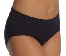 VANITY FAIR No Pinch No Show Seamless Black Hipster Panty Womens Sz XL 8
