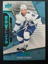 Steven Stamkos 2019-20 Upper Deck Engrained Synthesis Blue #22/50
