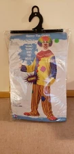 ADULT COSTUME HORNY THE CLOWN NEW IN PACKAGE ONE SIZE FITS MOST FUN WORLD
