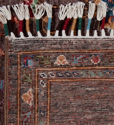Ziegler Handgeknüpfter Orientteppich 208 x 150 cm - Fein, Carpet, Rug, Braun - Bild 12 von 12