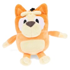 Plush Coin Bag - Bluey - Bingo Brown Clip Key Chain 6" Toy Doll