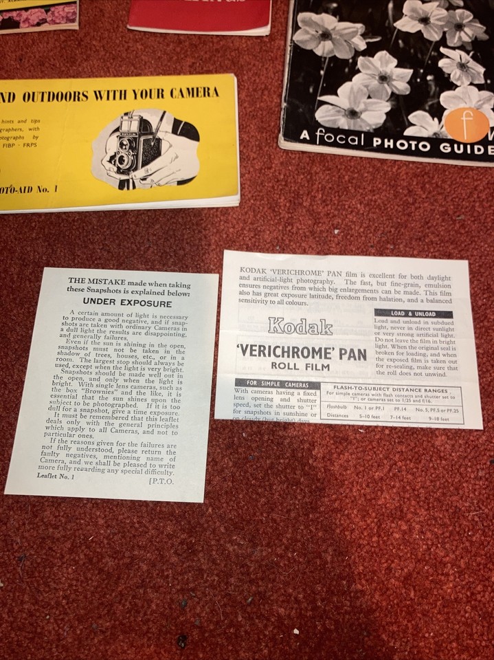 VINTAGE PHOTOGRAPHY BOOKLET\/BOOK JOBLOT | eBay UK