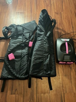 medi PCS Genius Pneumatic Compression System w/ Leg Sleeves, Black/Pink