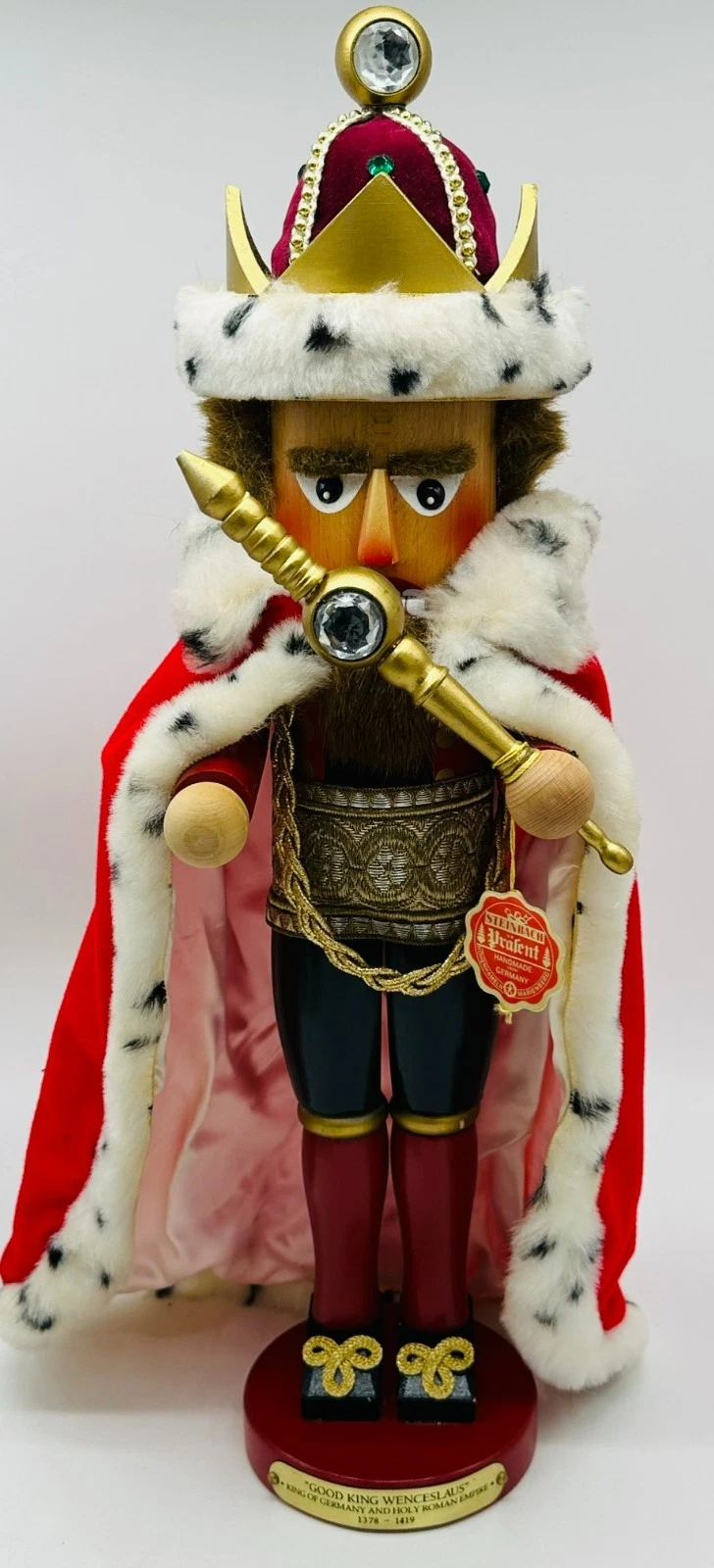 Steinbach 19" Nutcracker S900 Good King Wenceslaus 1378-1419 w/ Hang Tag, No Box
Opens in a new wind