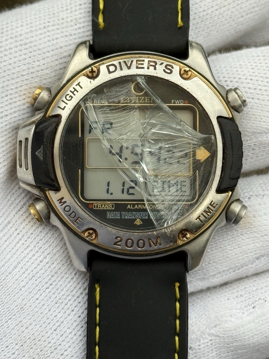 Citizen Promaster Divers 200m HYPER Aqualand Digital D203 Citizen Promaster Divers 200m HYPER Aqualand Digital D203