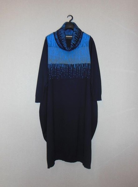 Women Isolde Roth Dress Blue Acrylic 54