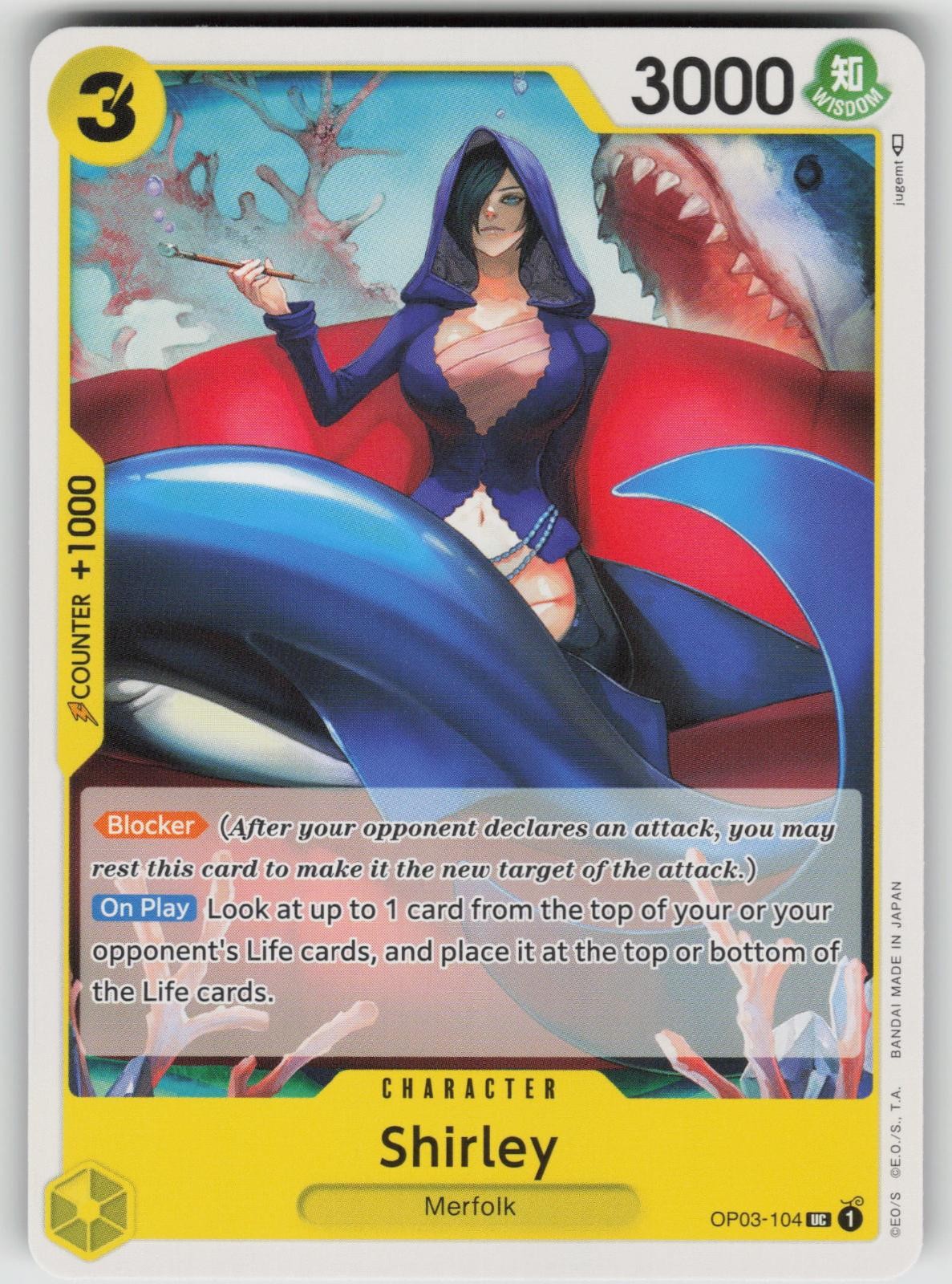 Shirley OP03-104 Uncommon Pillars of Strength One Piece NM