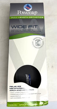 PowerStep Wide Fit Orthotic Shoe Insoles Size D Men's 7-7.5 Women's 9-9.5 US