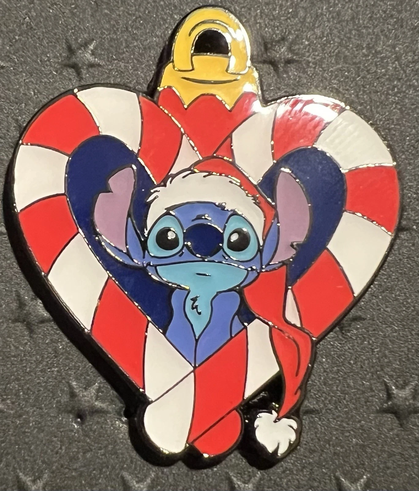 Loungefly Disney Stitch Ornament Blind Box Heart Candy Canes Christmas Pin