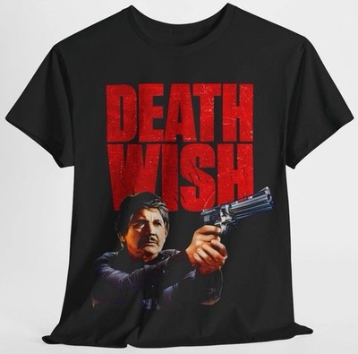 Death Wish T Shirt - Charles Bronson - 70 s Classic Retro Tee - New