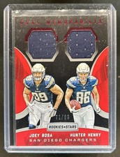 2016 Panini Rookies & Stars Hunter Henry Joey Bosa Dual Jersey Memorabilia #/99