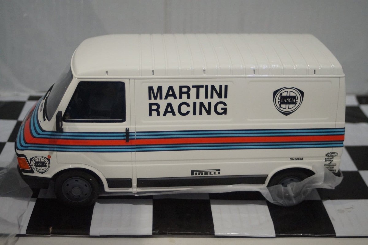 Anybuy1/18 ランチア 037 Fiat 242 トレーラーSet OTTO Fiat 242 Van & Lancia 037 #1 Rohrl GR.B Rally set 1:18 OT360