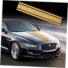 49"x 8.7" Car Hood Stripe Sticker Auto Racing Body Side Stripe Decal Gold