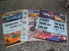 Vintage Watkins Glen Grand Prix Lot Memorabilia--1969 1970 1980