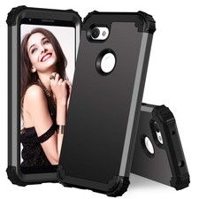 Phone Case for Google Pixel 3a XL Hard Cover Shockproof Soft Silicone Bumper Hyb