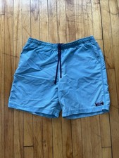 L.L. Bean Light Blue Men  s Swim Trunks 7  Inseam Size Large