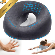 Face Down Pillows for Massage Table, Headrest Dark grey, Grey