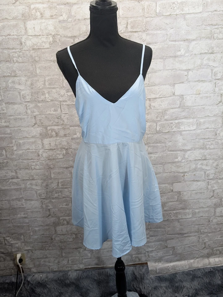 Vestido para mujer Impressions M floral forrado transparente con cinturón medio muslo hadas cabaña Foto 4 de 4