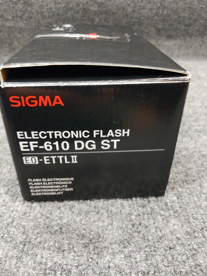 Sigma Electronic Flash EF-610 DG ST for Canon New Open Box Complete - Image 4 of 4