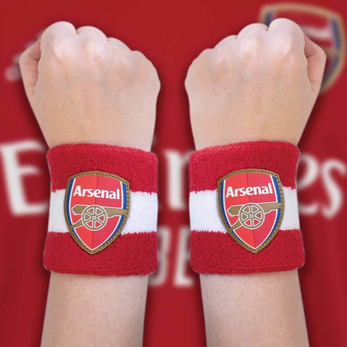 Arsenal FC Cotton Wristbands, Clothing Accessories, Sports, Gift