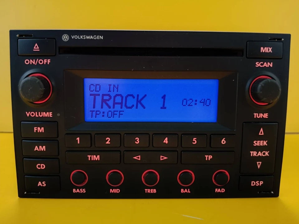 VW Delta 6 Radio Autoradio + Code - Bild 2 von 4