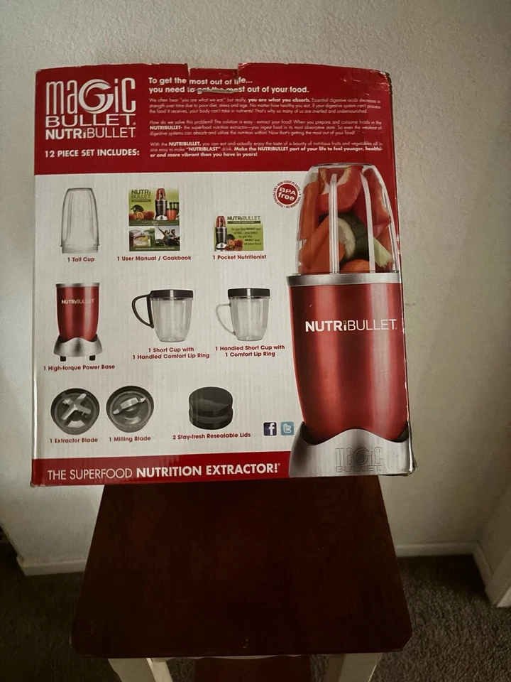 Magic Bullet NutriBullet 12-Piece Set – New, 600W Extractor - Image 2 of 4