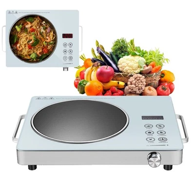 MARKENLOS Kochplatte Single kochplatte Glaskeramik Infrarot Herdplatte Kochfeld Elektrisch