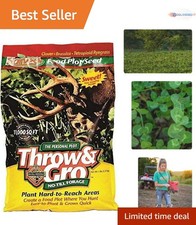 Deer Food Plot Seeds 5 Lb No-Till Forage Grass Clovers Brassica Fast Grow