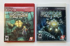 BioShock + BioShock 2 PS3 PlayStation 3 Game Lot Greatest Hits Tested