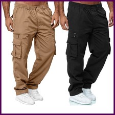 2025 Men's Cargo Pants Casual Multi Pockets Military Tactical Pants Male Outwear
