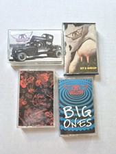 Aerosmith Cassette Tapes Lot 4 Permanent Vacation The Big Ones Get A Grip Pump