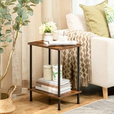 HOOBRO End Table Side Table Nightstand Sofa Table for Small Space Coffee Table