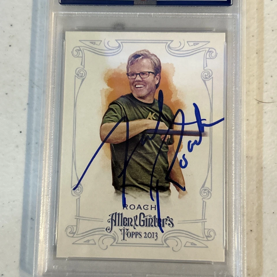 FREDDIE ROACH SIGNED AUTOGRAPH 2013 TOPPS ALLEN & GINTER TRADING CARD PSA SLAB  - Image 4 of 4