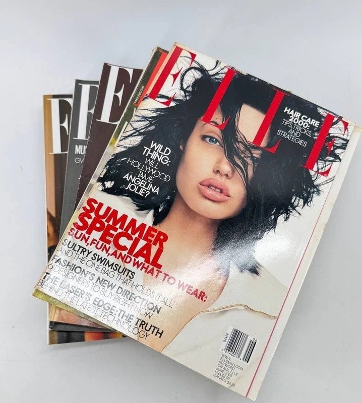 Elle Magazine Lot Of 11 Fashion Women's Magazines 2000-2011 Rihanna Taylor Swift