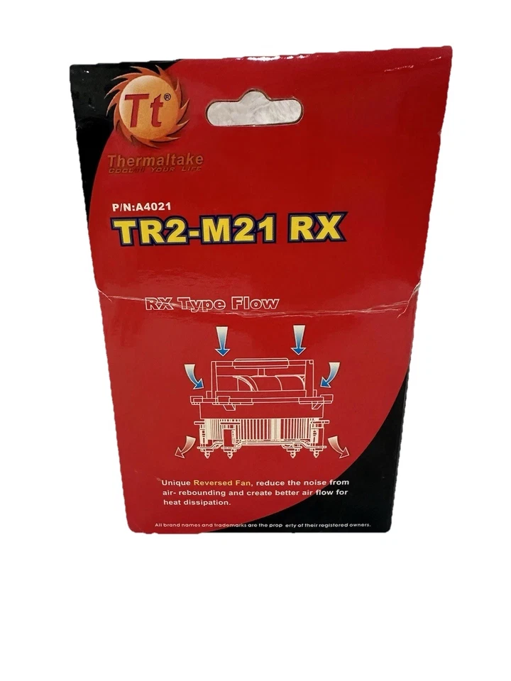 Thermaltake TR2-M21 RX Reversed Cooling Fan/Heatsink (Socket LGA775) New Open B. - Image 4 of 4