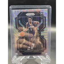 2021-22 Panini Prizm - Silver Wave Prizm #329 Herbert Jones (RC) Pelicans Rookie
